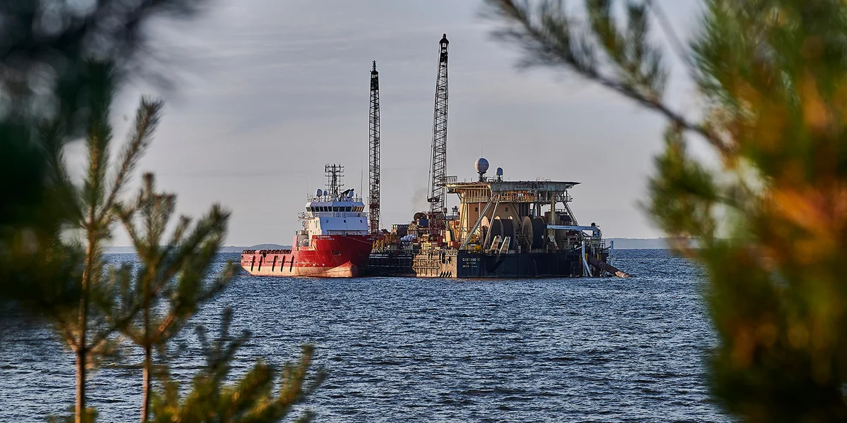 Nach ëmmer Gas aus Russland an der EU 