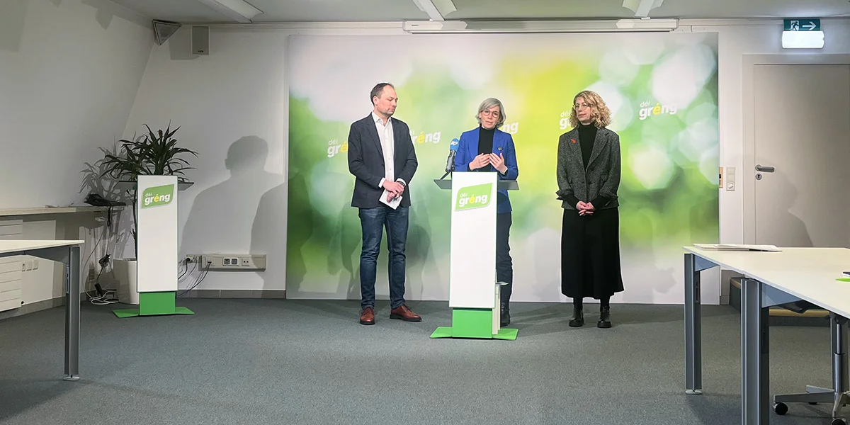 Bréif vun déi gréng un de Premier: 5 Fuerderunge fir Präisdeierrecht opzefänken 