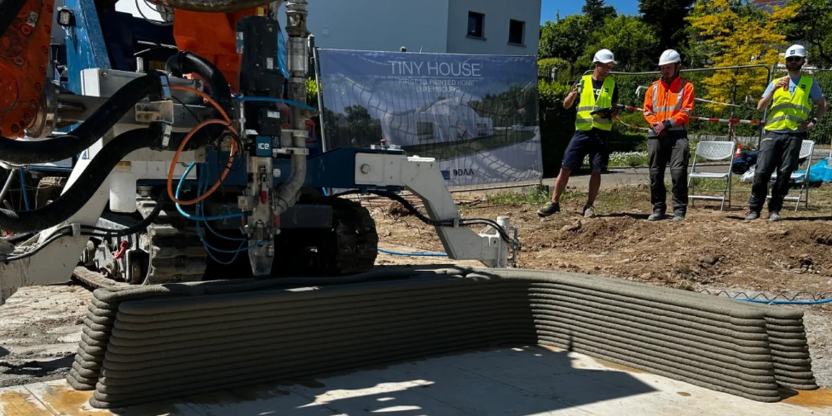 Éischt Tiny Haus aus dem 3D-Drucker | © Lynn Taziaux