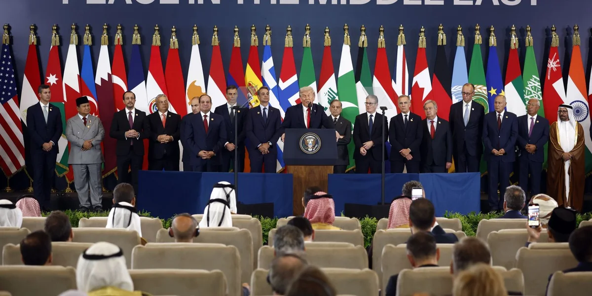 Friddensaccord fir Gaza gouf ënnerschriwwen | © EPA/YOAN VALAT / POOL