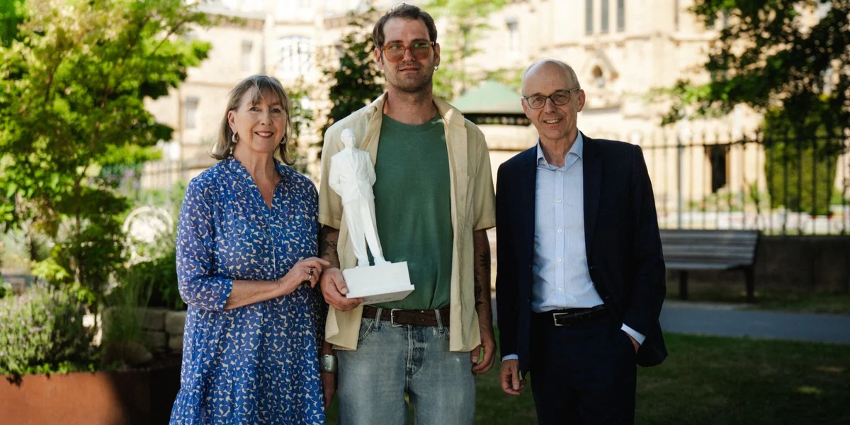 Monument fir verstuerwene Grand-Duc Jean gëtt vum Sculpteur Jonas Ademes realiséiert | © Ministère d'Etat
