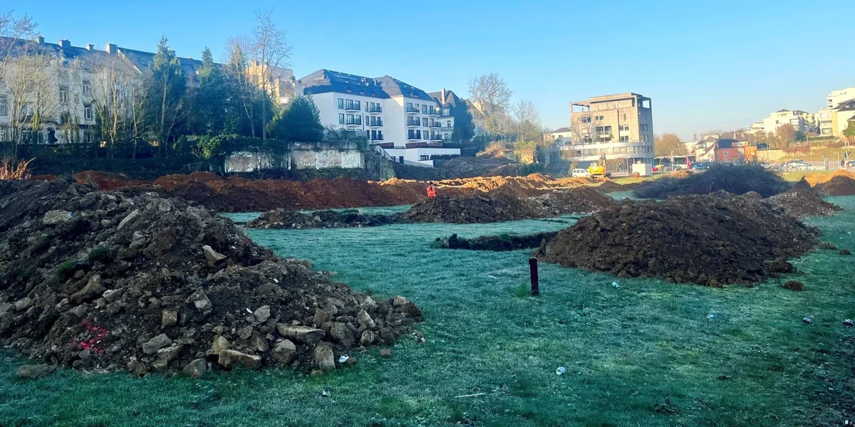 Stäreplaz: Archeologesch Sondagen am Virfeld vun de groussen Aarbechten | © Diane Lecorsais