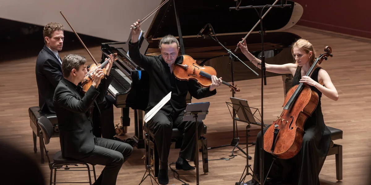 De Pianosquartett als 3-Gänge-Menu