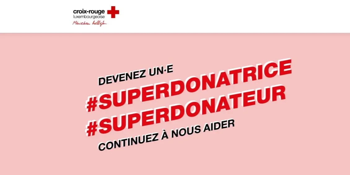 Wéi schwéier ass et am Moment d'Leit zum Spenden ze beweegen? | © Screenshot croix-rouge.lu
