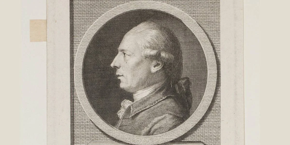 Den 300. Gebuertsdag vun engem duebele Liewen | © Zeechnung vum Liebe Gottlob August (1746-1819), sztycharz Uniw. Halle - Bibliothéik vun der Universitéit Wroclaw, Polen / domaine public.