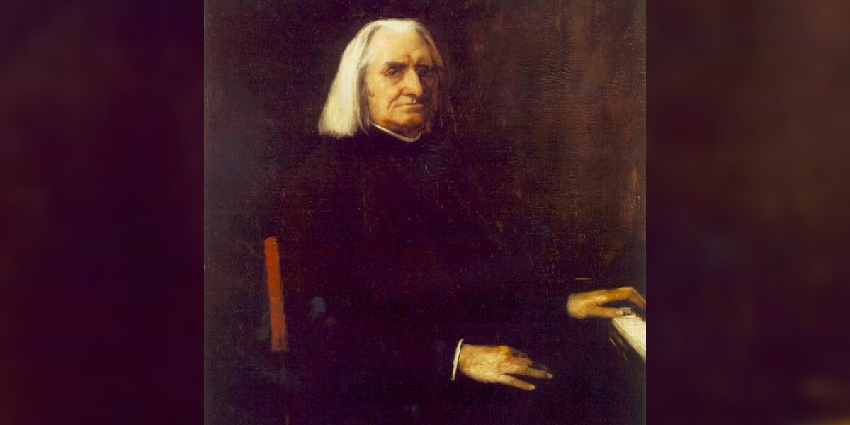 Franz Liszt am Portrait vum Mihály Munkácsy | © wikimedia commons